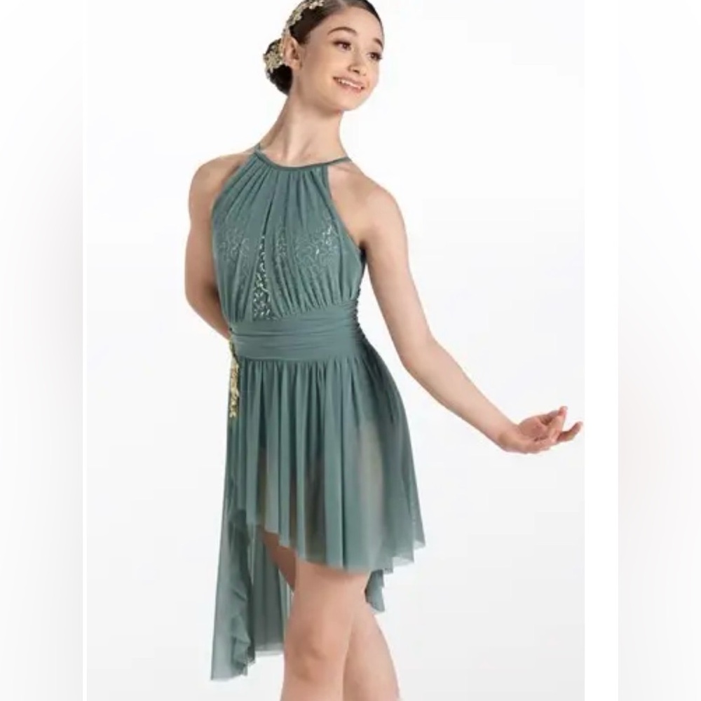 Weissman military green Kids Dance Costume
